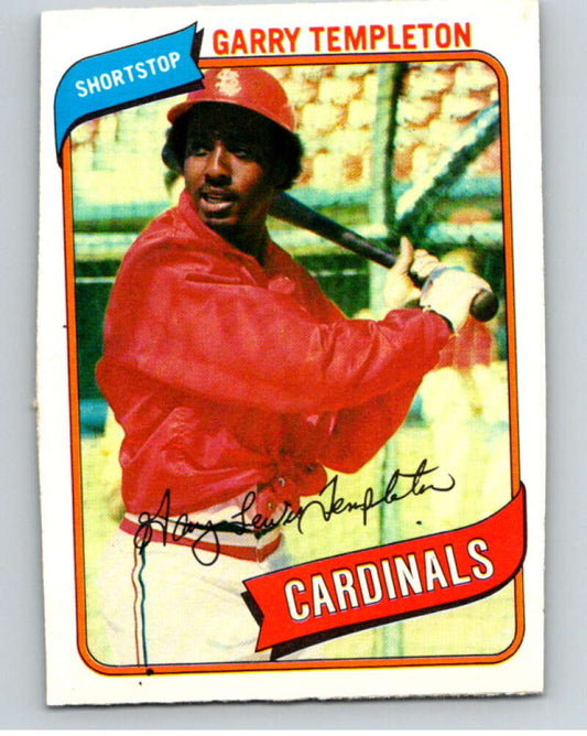 1980 O-Pee-Chee #308 Garry Templeton  St. Louis Cardinals  V79757 Image 1