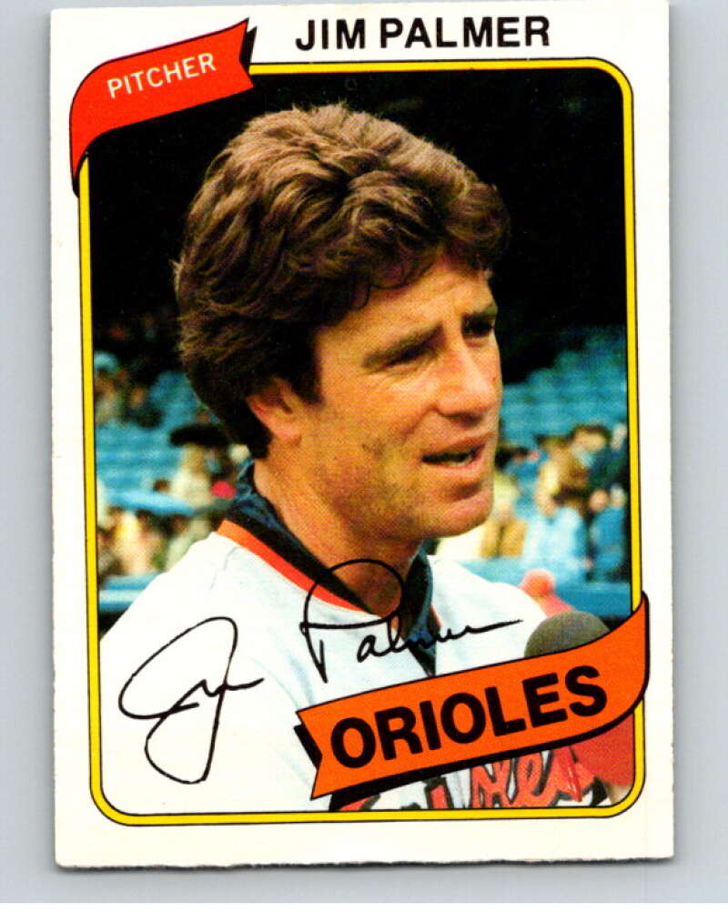 1980 O-Pee-Chee #310 Jim Palmer  Baltimore Orioles  V79762 Image 1