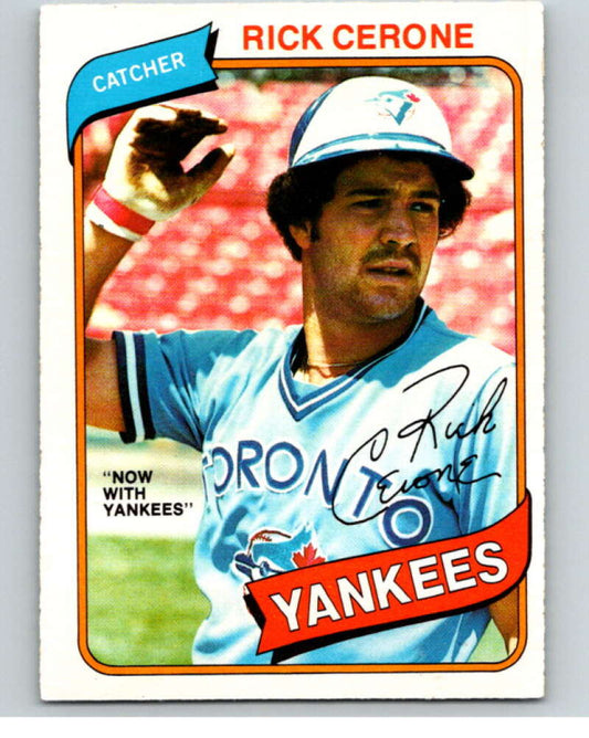1980 O-Pee-Chee #311 Rick Cerone Yankees/Blue Jays  V79763 Image 1