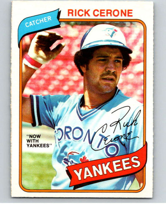 1980 O-Pee-Chee #311 Rick Cerone Yankees/Blue Jays  V79764 Image 1
