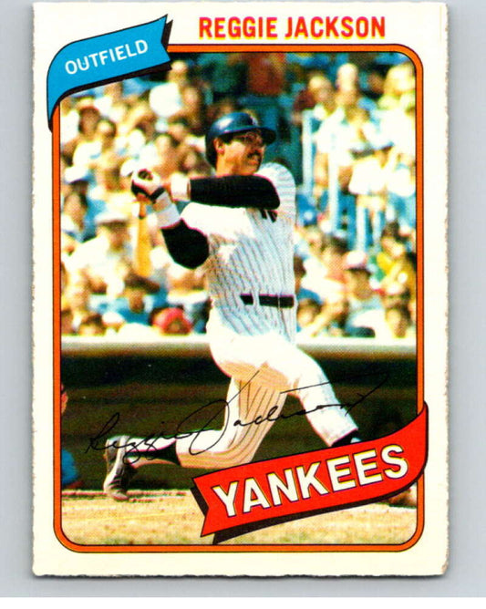 1980 O-Pee-Chee #314 Reggie Jackson  New York Yankees  V79771 Image 1