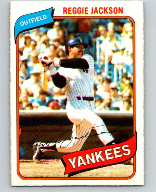 1980 O-Pee-Chee #314 Reggie Jackson  New York Yankees  V79772 Image 1