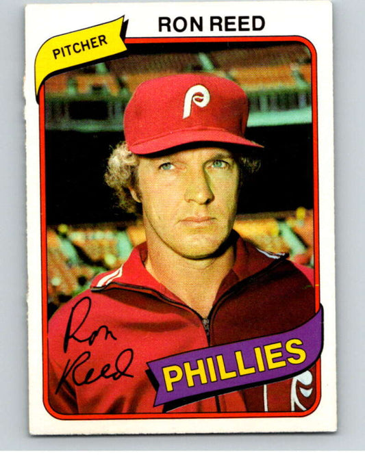 1980 O-Pee-Chee #318 Ron Reed  Philadelphia Phillies  V79784 Image 1