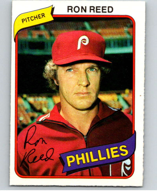 1980 O-Pee-Chee #318 Ron Reed  Philadelphia Phillies  V79785 Image 1