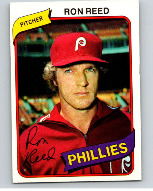 1980 O-Pee-Chee #318 Ron Reed  Philadelphia Phillies  V79786 Image 1