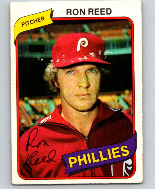 1980 O-Pee-Chee #318 Ron Reed  Philadelphia Phillies  V79787 Image 1