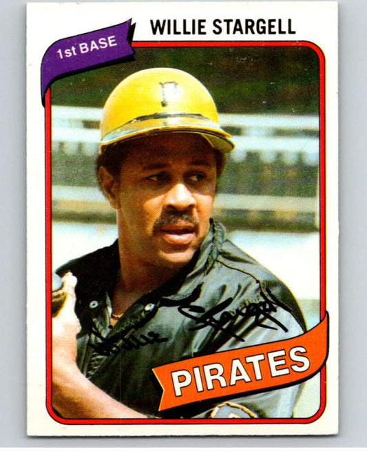 1980 O-Pee-Chee #319 Willie Stargell  Pittsburgh Pirates  V79788 Image 1