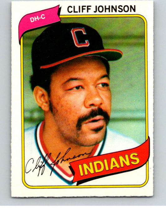 1980 O-Pee-Chee #321 Cliff Johnson  Cleveland Indians  V79796 Image 1