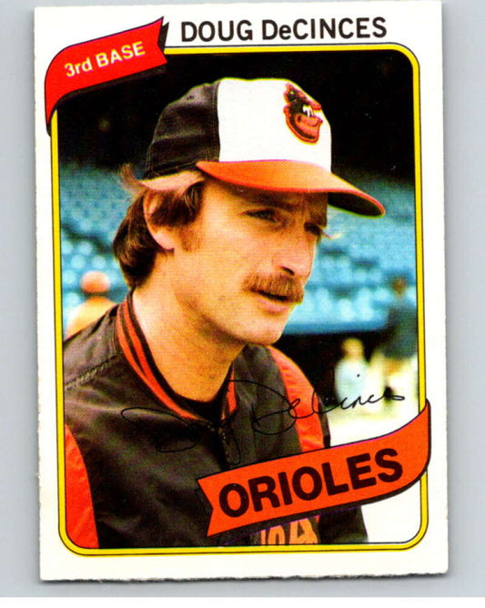 1980 O-Pee-Chee #322 Doug DeCinces  Baltimore Orioles  V79797 Image 1