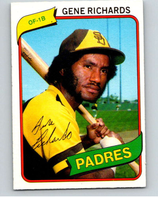1980 O-Pee-Chee #323 Gene Richards  San Diego Padres  V79798 Image 1