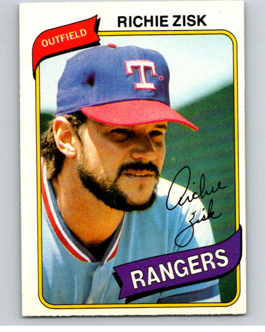 1980 O-Pee-Chee #325 Richie Zisk  Texas Rangers  V79802 Image 1