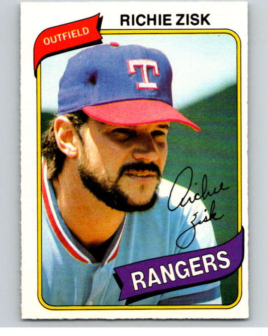 1980 O-Pee-Chee #325 Richie Zisk  Texas Rangers  V79805 Image 1