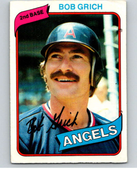 1980 O-Pee-Chee #326 Bobby Grich  California Angels  V79807 Image 1