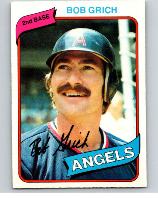 1980 O-Pee-Chee #326 Bobby Grich  California Angels  V79808 Image 1
