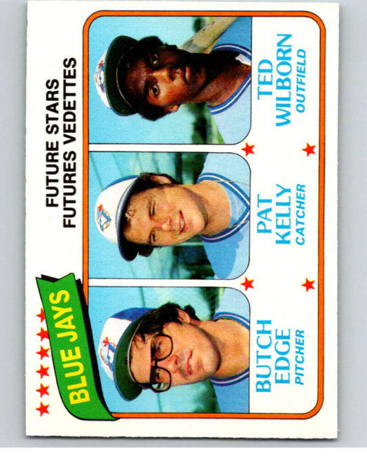 1980 O-Pee-Chee #329 Edge/Kelly/Wilborn Blue Jays Blue Jays  V79814 Image 1