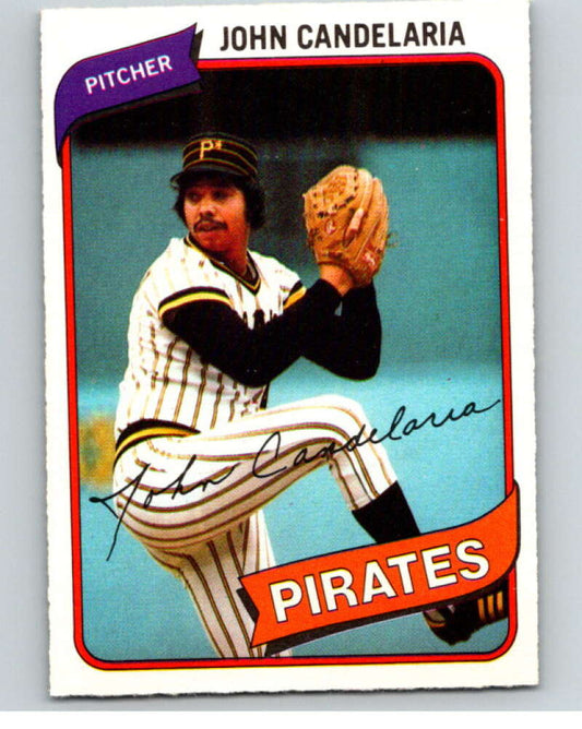 1980 O-Pee-Chee #332 John Candelaria  Pittsburgh Pirates  V79822 Image 1