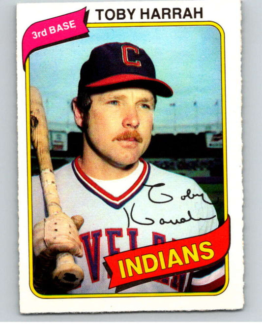 1980 O-Pee-Chee #333 Toby Harrah  Cleveland Indians  V79823 Image 1