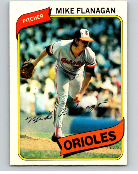 1980 O-Pee-Chee #335 Mike Flanagan  Baltimore Orioles  V79825 Image 1