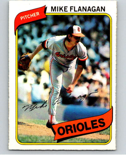 1980 O-Pee-Chee #335 Mike Flanagan  Baltimore Orioles  V79826 Image 1