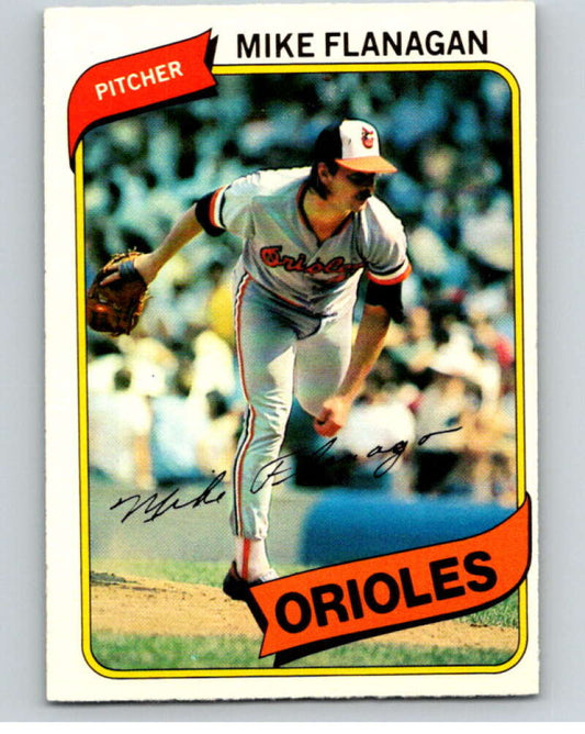 1980 O-Pee-Chee #335 Mike Flanagan  Baltimore Orioles  V79827 Image 1