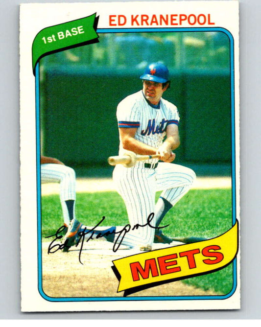 1980 O-Pee-Chee #336 Ed Kranepool  New York Mets  V79828 Image 1