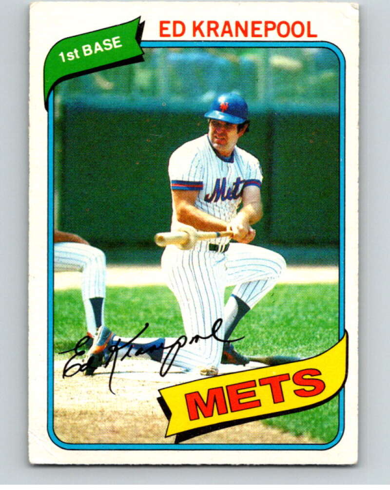 1980 O-Pee-Chee #336 Ed Kranepool  New York Mets  V79829 Image 1