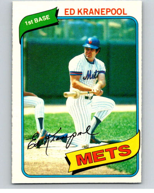 1980 O-Pee-Chee #336 Ed Kranepool  New York Mets  V79830 Image 1