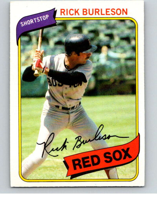 1980 O-Pee-Chee #339 Rick Burleson  Boston Red Sox  V79843 Image 1