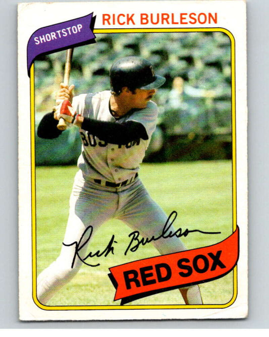 1980 O-Pee-Chee #339 Rick Burleson  Boston Red Sox  V79845 Image 1