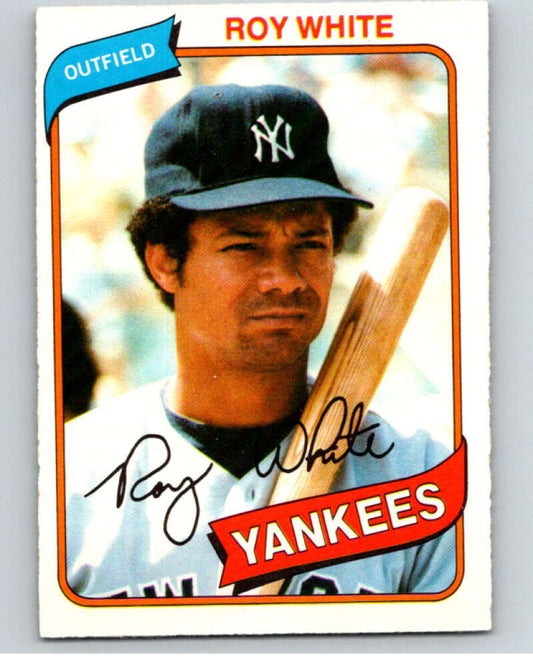 1980 O-Pee-Chee #341 Roy White  New York Yankees  V79848 Image 1