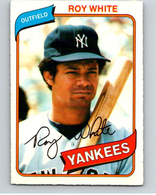 1980 O-Pee-Chee #341 Roy White  New York Yankees  V79849 Image 1