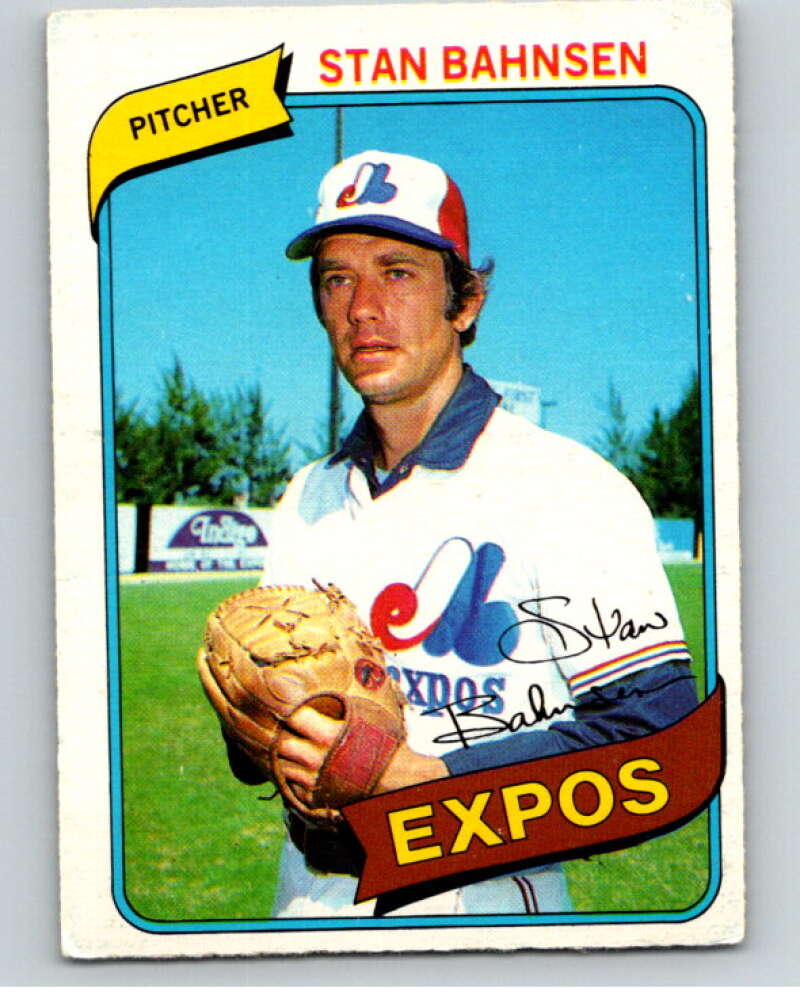 1980 O-Pee-Chee #345 Stan Bahnsen  Montreal Expos  V79856 Image 1