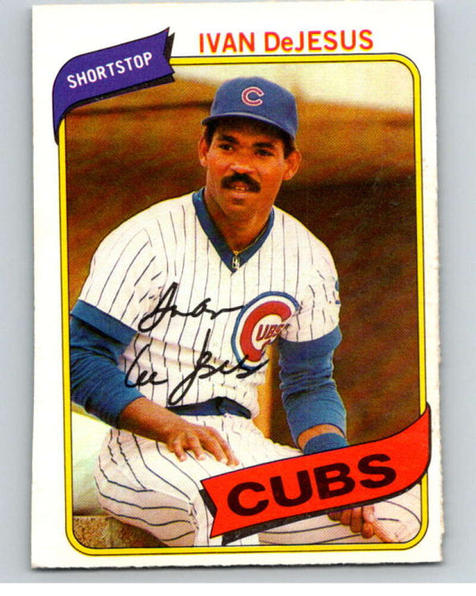 1980 O-Pee-Chee #349 Ivan DeJesus  Chicago Cubs  V79868 Image 1