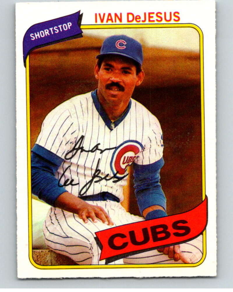 1980 O-Pee-Chee #349 Ivan DeJesus  Chicago Cubs  V79869 Image 1