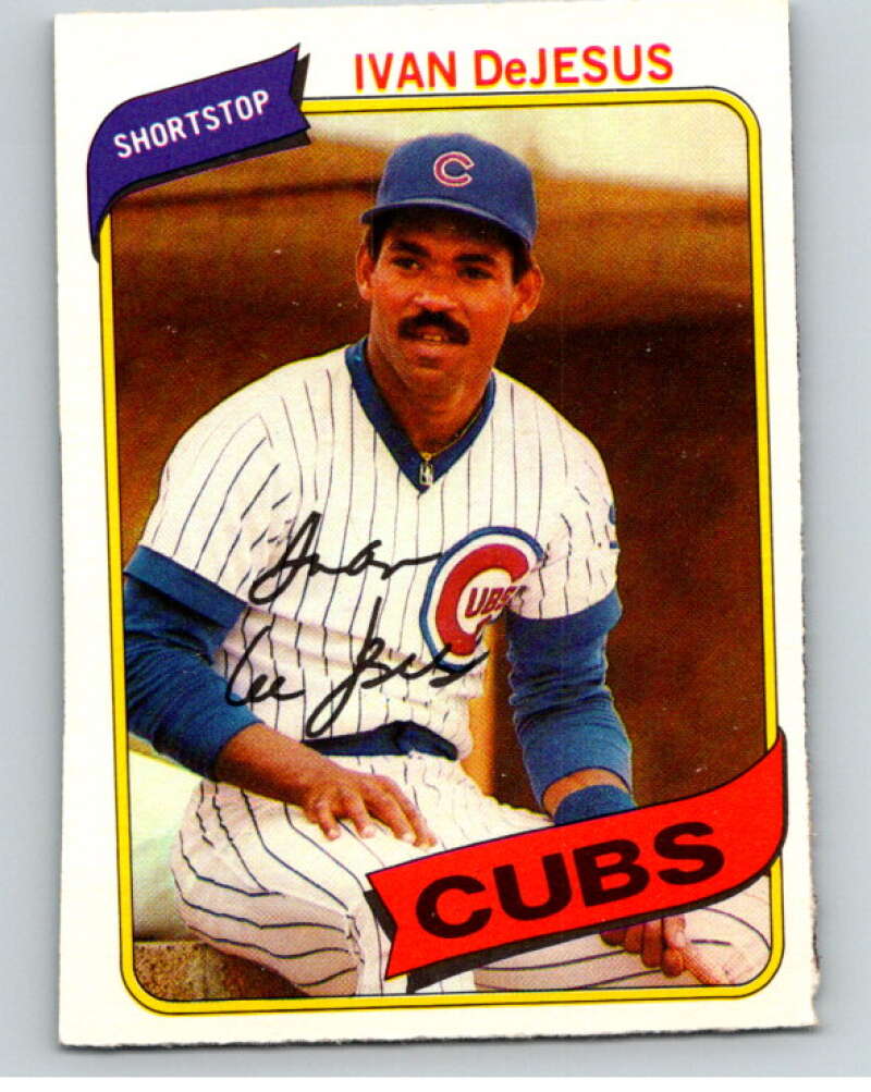 1980 O-Pee-Chee #349 Ivan DeJesus  Chicago Cubs  V79870 Image 1