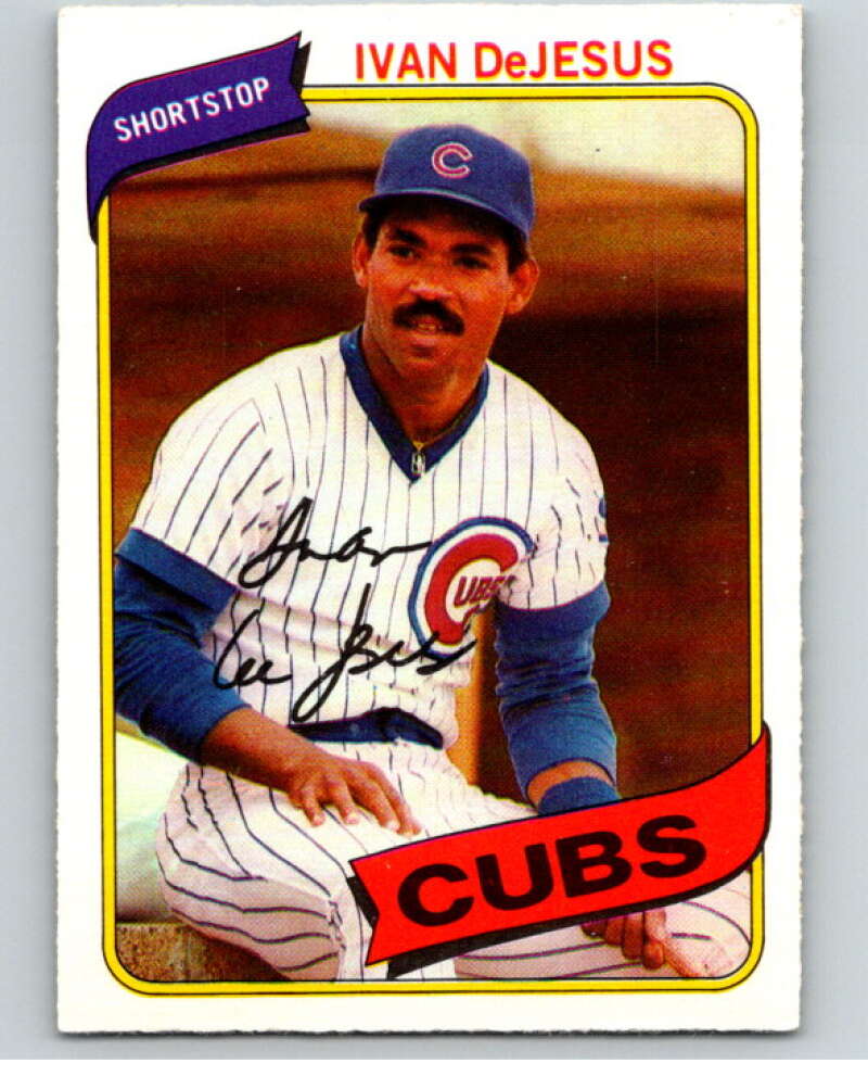 1980 O-Pee-Chee #349 Ivan DeJesus  Chicago Cubs  V79872 Image 1