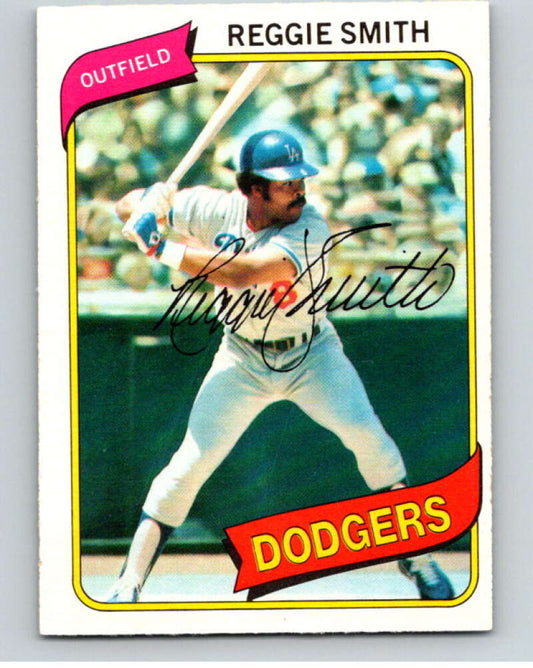 1980 O-Pee-Chee #350 Reggie Smith  Los Angeles Dodgers  V79873 Image 1