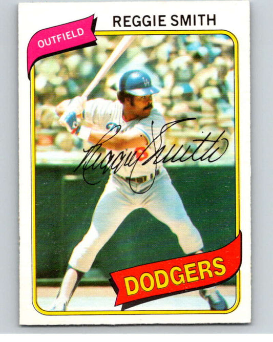 1980 O-Pee-Chee #350 Reggie Smith  Los Angeles Dodgers  V79874 Image 1