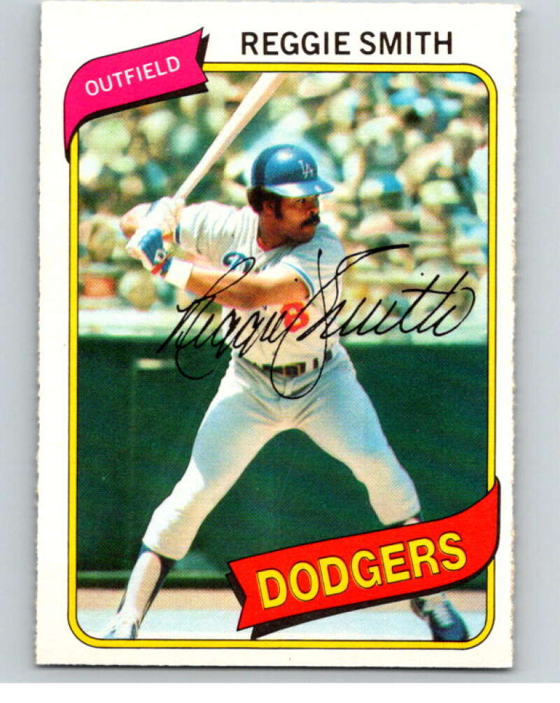 1980 O-Pee-Chee #350 Reggie Smith  Los Angeles Dodgers  V79875 Image 1