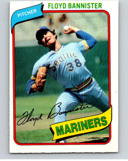 1980 O-Pee-Chee #352 Floyd Bannister  Seattle Mariners  V79883 Image 1