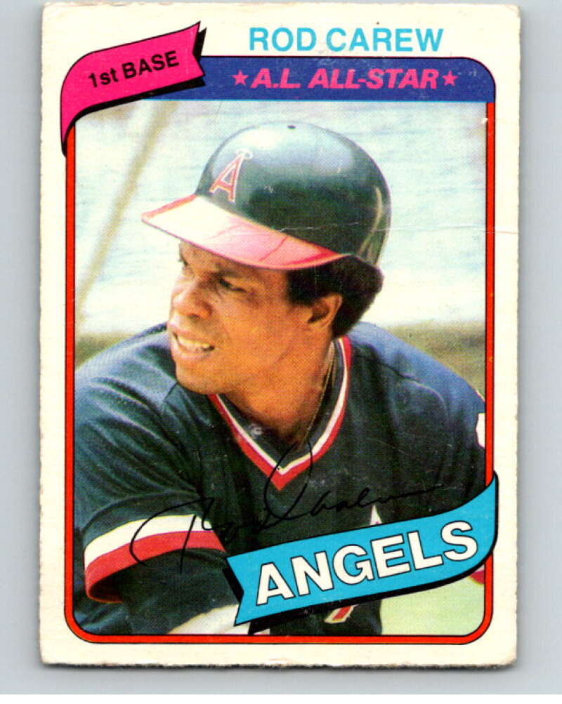 1980 O-Pee-Chee #353 Rod Carew  California Angels  V79887 Image 1