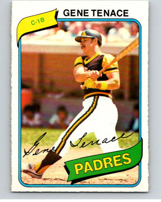 1980 O-Pee-Chee #355 Gene Tenace  San Diego Padres  V79888 Image 1