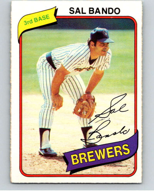 1980 O-Pee-Chee #363 Sal Bando  Milwaukee Brewers  V79911 Image 1