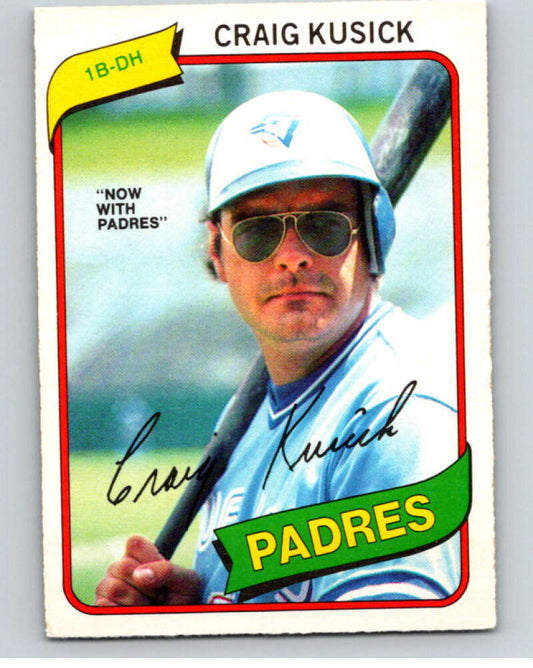 1980 O-Pee-Chee #374 Craig Kusick Padres/Blue Jays  V79940 Image 1