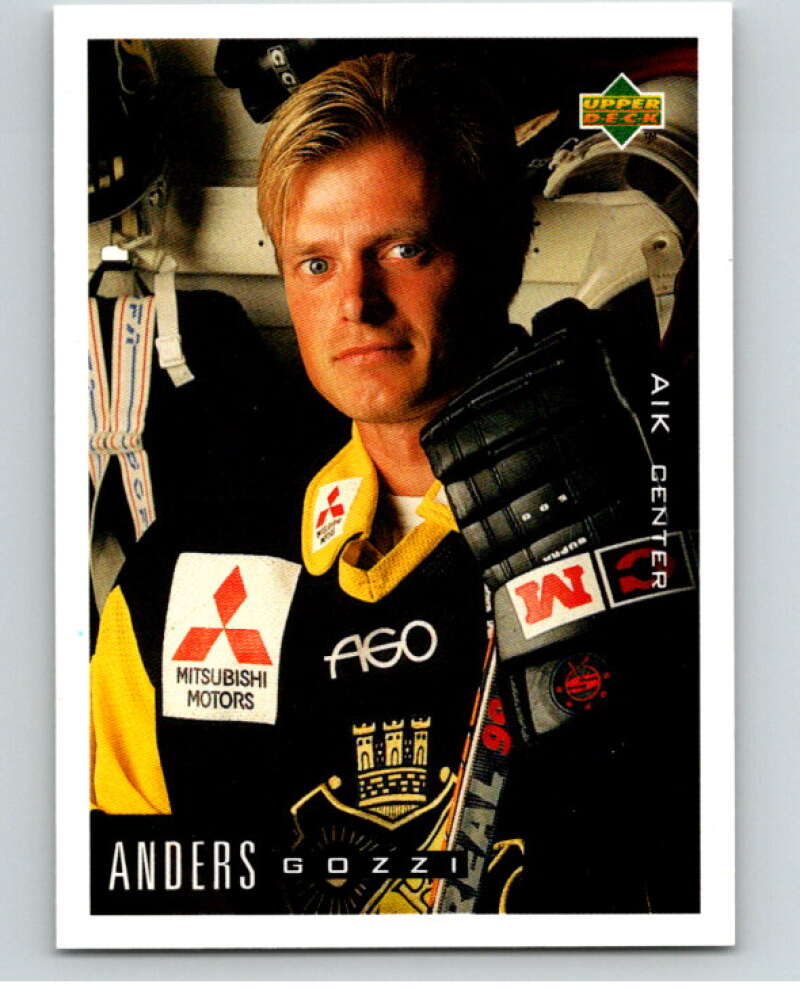1995-96 Swedish Upper Deck #10 Anders Gozzi V80016 Image 1