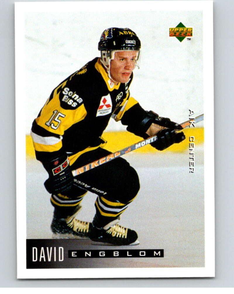 1995-96 Swedish Upper Deck #11 David Engblom V80018 Image 1