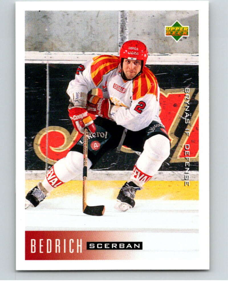 1995-96 Swedish Upper Deck #20 Bedrich Scerban V80033 Image 1