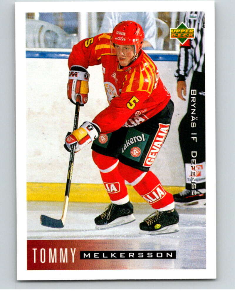 1995-96 Swedish Upper Deck #23 Tommy Melkersson V80037 Image 1