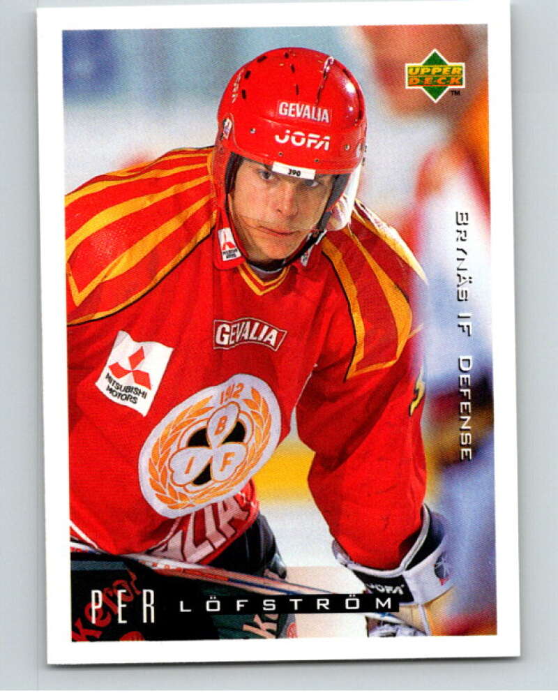 1995-96 Swedish Upper Deck #25 Per Lofstrom V80042 Image 1