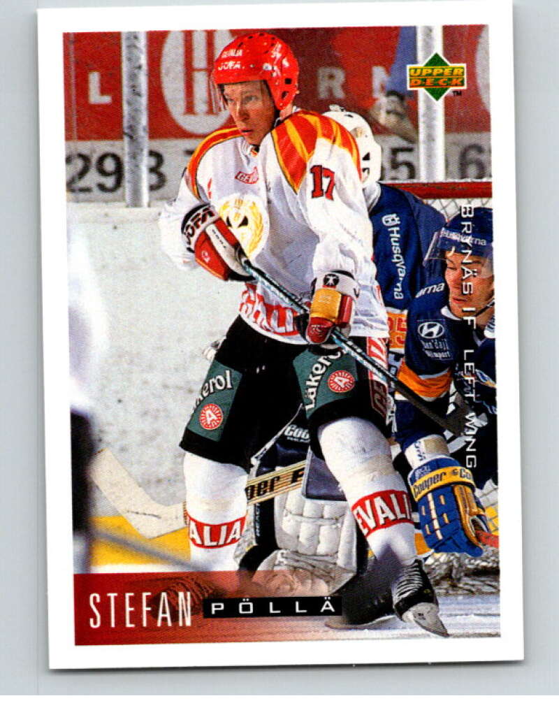 1995-96 Swedish Upper Deck #31 Stefan Polla V80048 Image 1